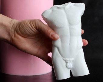 Torso Silicone Mold: Candle & Soap Making Supplies
