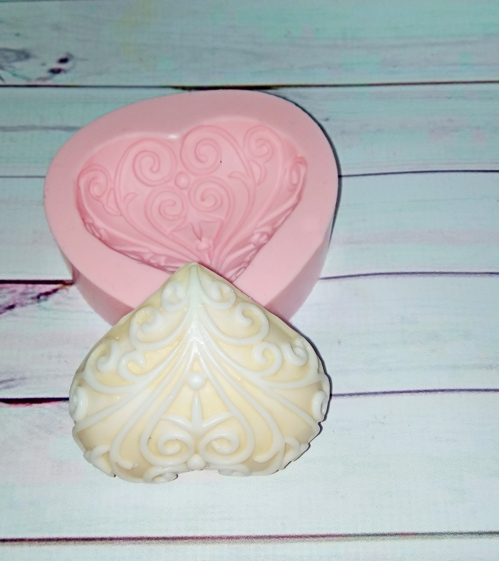 Heart Silicone Mold Soap Making Supplies Molds for Soap Custom Soap