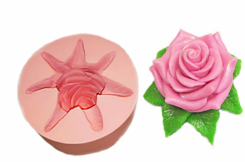 Silicone Mold Rose molds for flowers molds for soap Custom Soap Mold silicone soap Mold Making Candle Molds soap making supplies flower mold