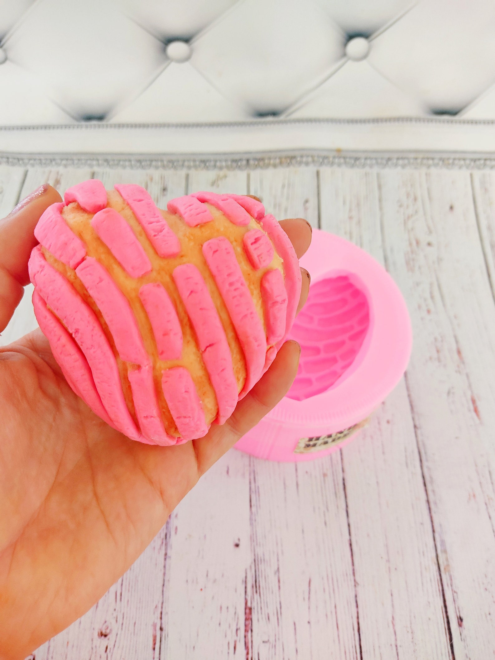 Silicone Soap Mold Concha Mexican Bread Mold Making Candle Etsy