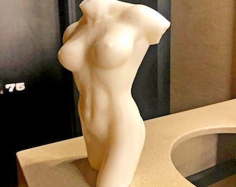 Torso Candle Mold: Female Body Silicone Mold for Soap/Resin