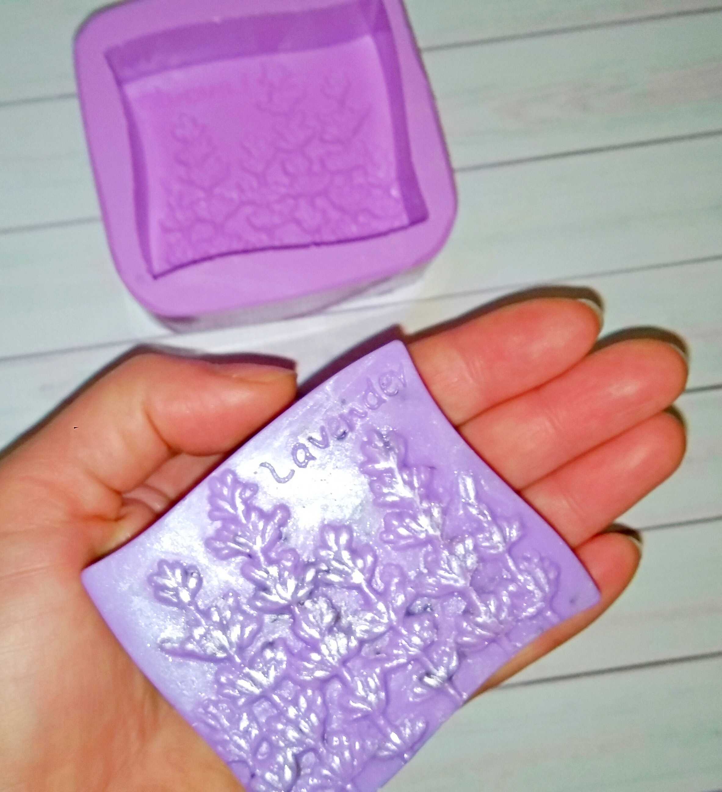 Custom Soap Mold Silicone Mold Lavender Soap Mold Making Candle Molds