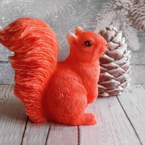 3D Squirrel Silicone Mold: Candy, Chocolate, Resin