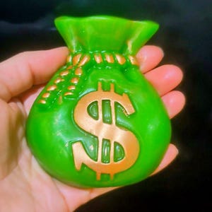 Bag of Dollars Silicone Mold: Soap, Resin, Clay