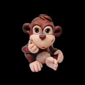 Silicone mold Monkey mini, Animals Mold, resin molds, soap making supplies, silicone candle molds, molds for chocolate, molds for soap,
