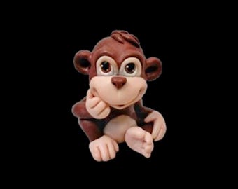 Mini Monkey Silicone Mold: Animal Resin, Soap, Candle Making