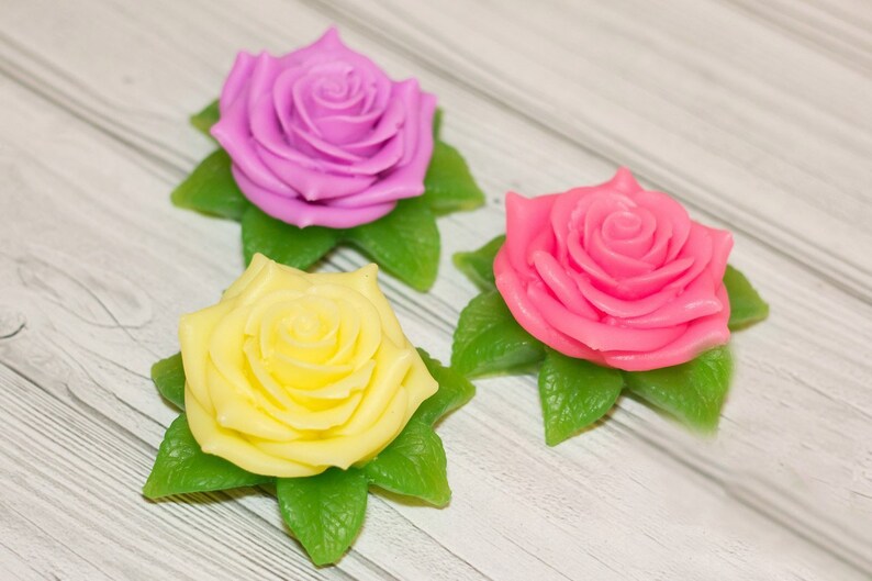 Silicone Mold Rose molds for flowers molds for soap Custom Soap Mold silicone soap Mold Making Candle Molds soap making supplies flower mold