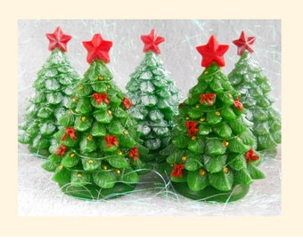 Christmas Tree Silicone Mold: DIY Candle & Candy Making