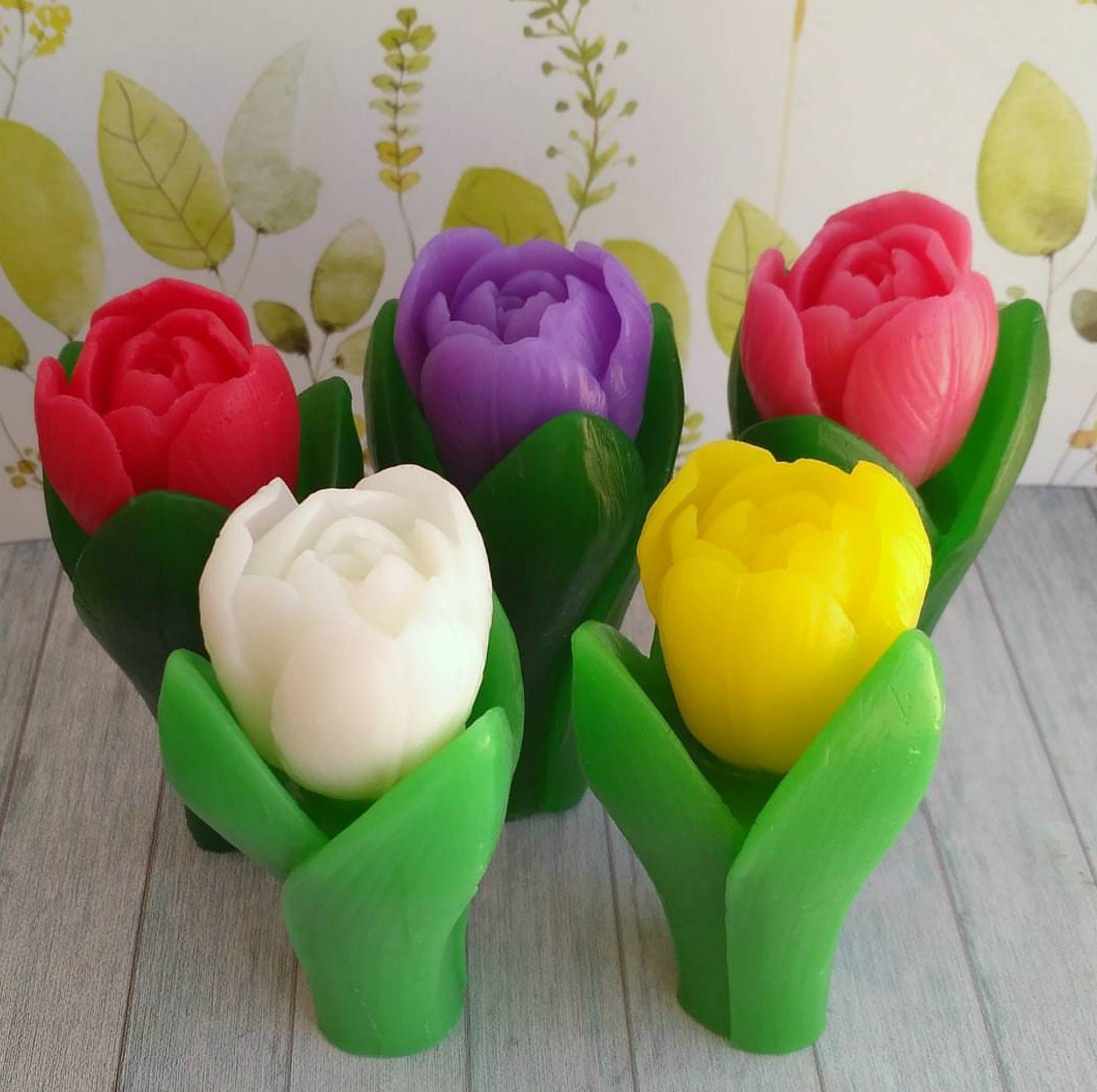 Mold Silicone Tulip Flower Mold Soap Tulip Silicone Mold for Etsy UK