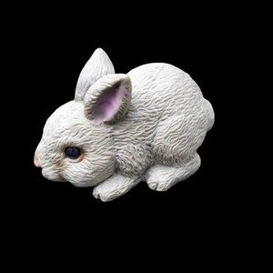 Mini Cute Rabbit Soap Mold Silicone Mold for Fondant Chocolate Candy Cake Decorating Silicone Candle Molds Plaster Polymer Clay Chocolate