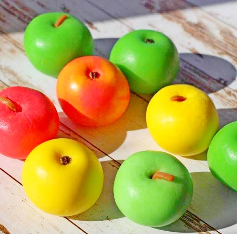 Silicone Mold 3D Apple Soap Mould Silicon Candle Mold Apple Etsy