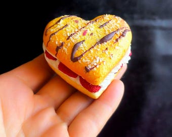 3D Heart Pie Slice Silicone Mold: Food Safe Soap Candle Mould