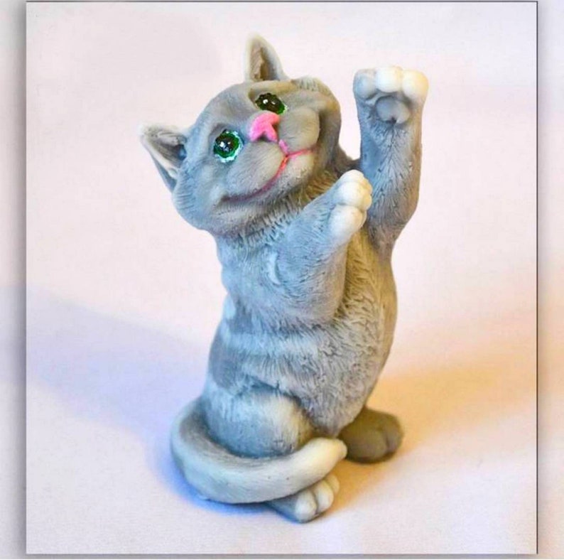 Mold for Soap Cat Animals Mold Soap Molds Silicone Soap Mold Etsy