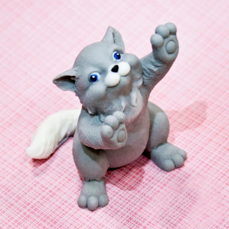 Cat Silicone Mold for Soap Custom Soap Mold Animals Soap Mold Etsy Israel