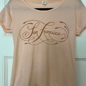 Vintage 1976 San Francisco Baby Tee - Large
