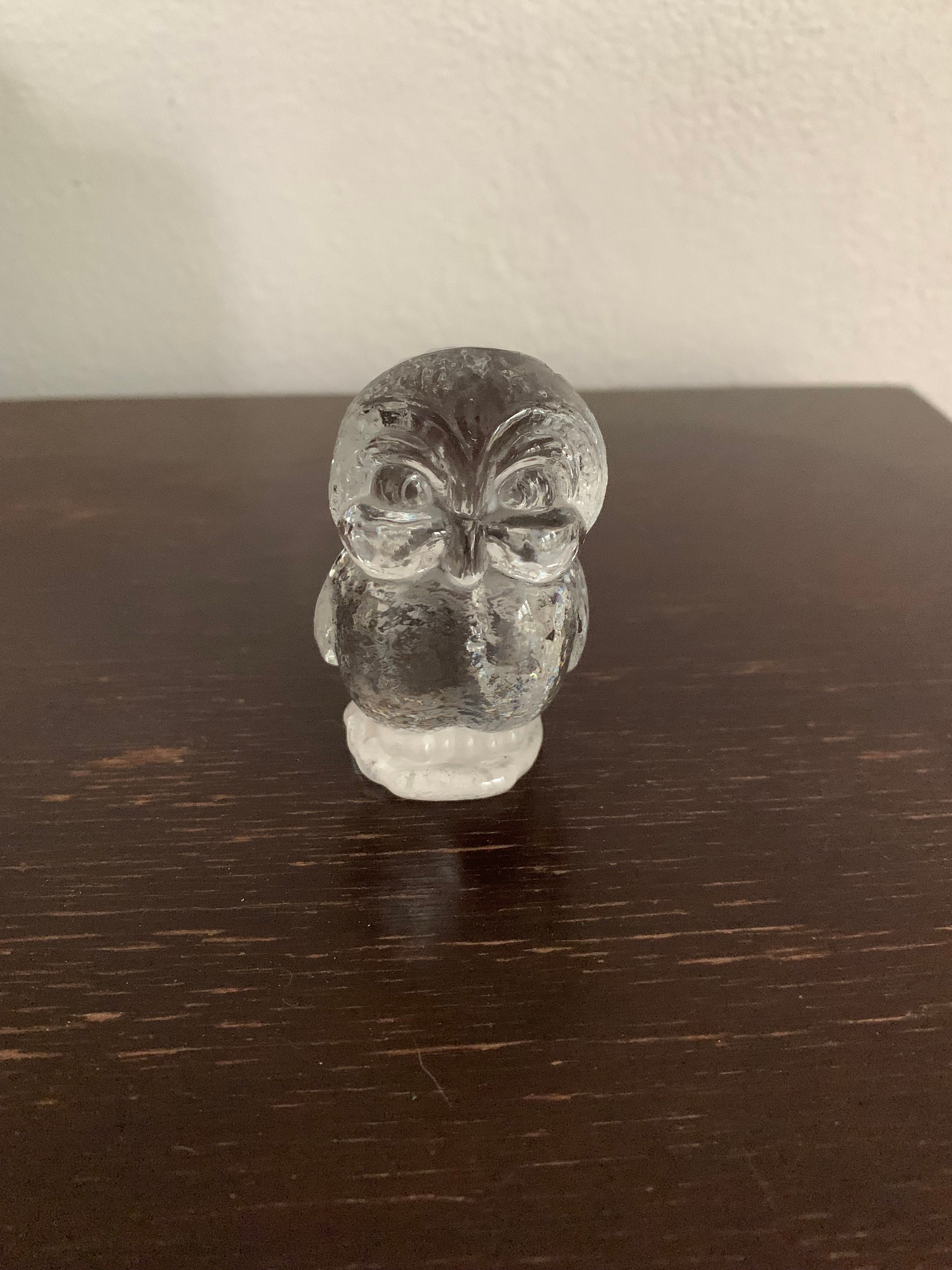 Vintage Goebel Glass Owl Figure 1980&nbsp;