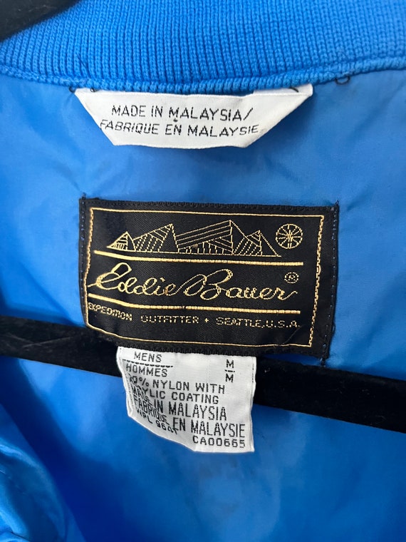 Vintage Eddie Bauer Pullover Windbreaker - Blue -… - image 2