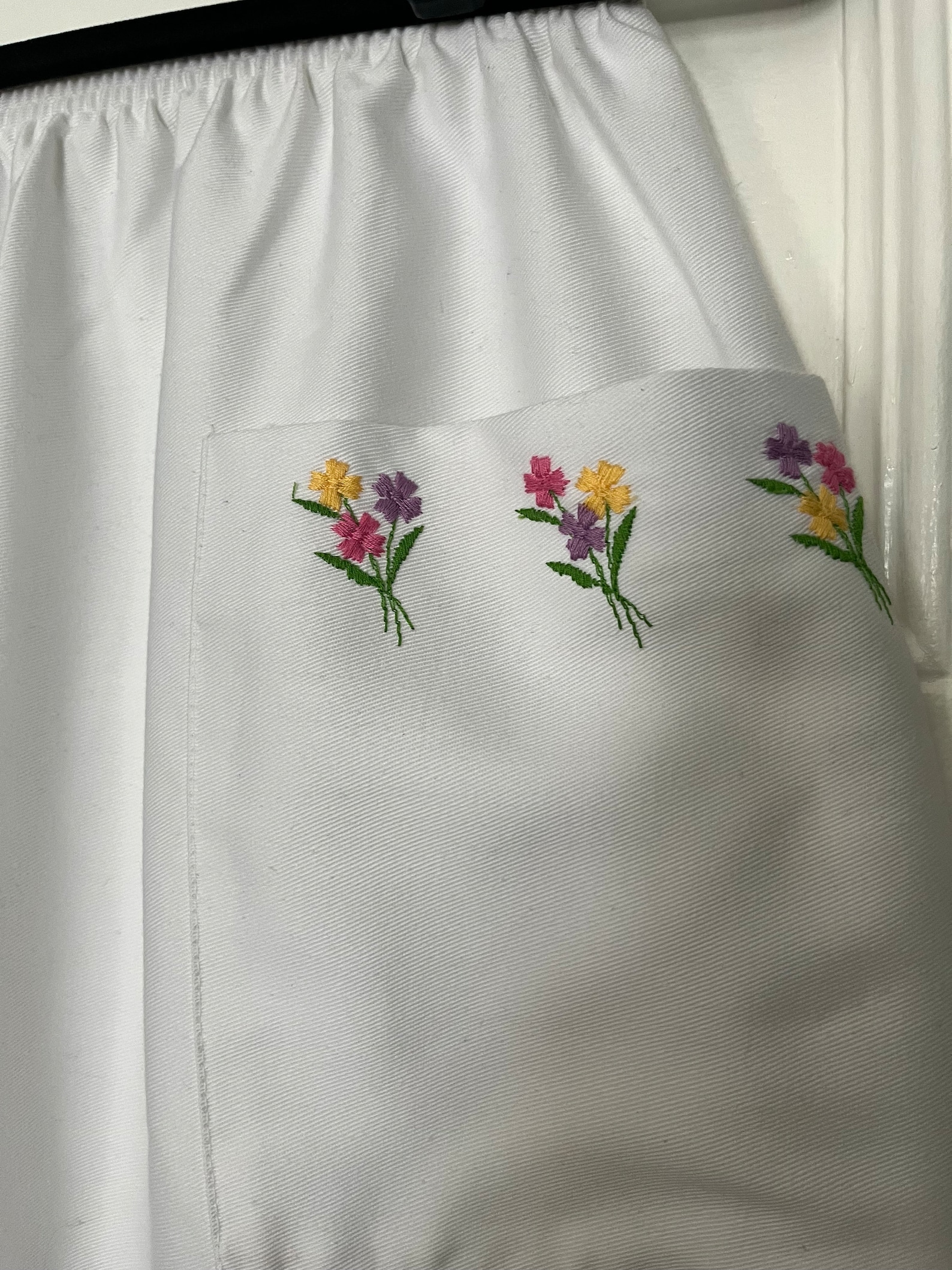 Vintage Butterfly Embroidered Skirt