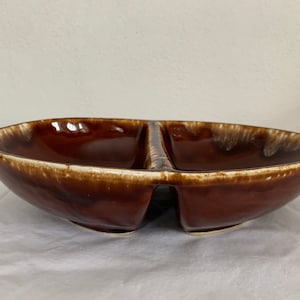 Vintage Kathy Kale Divided Bowl - Drip Ware