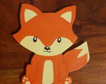 Wood motif fox