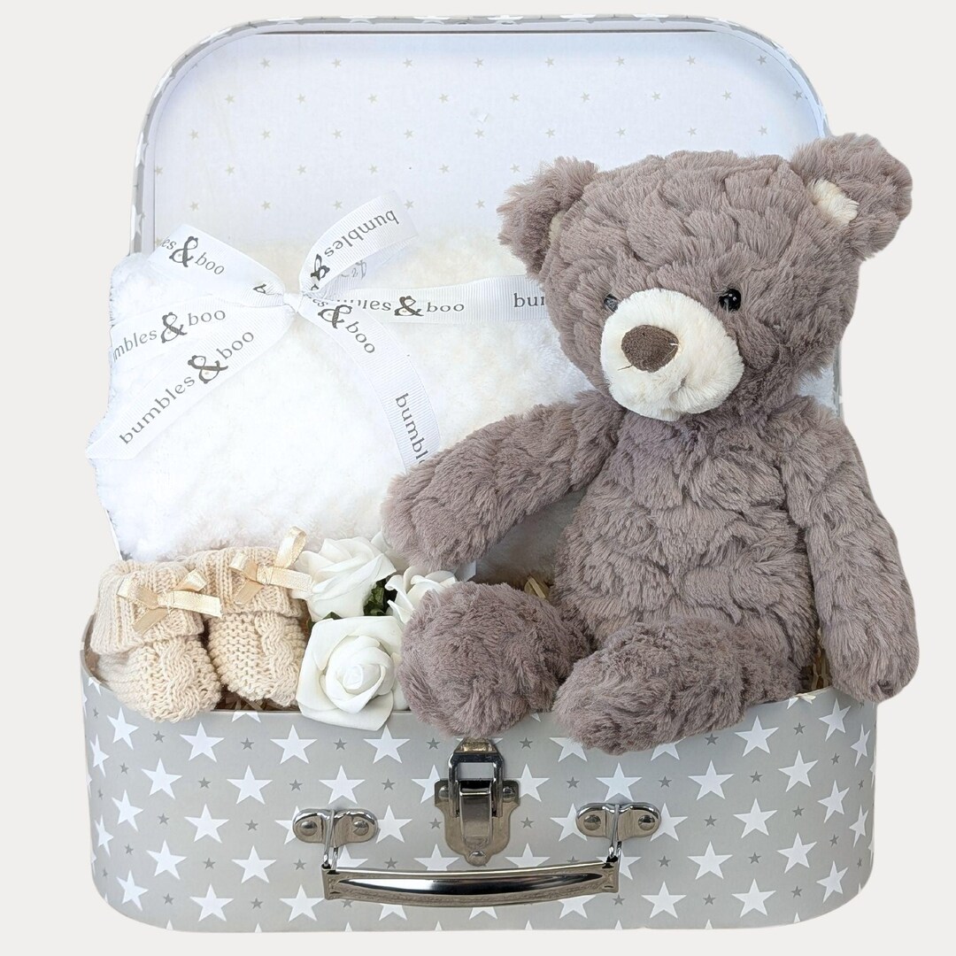 New Baby Gifts Hamper - Welcome Little Bear Cub - Etsy