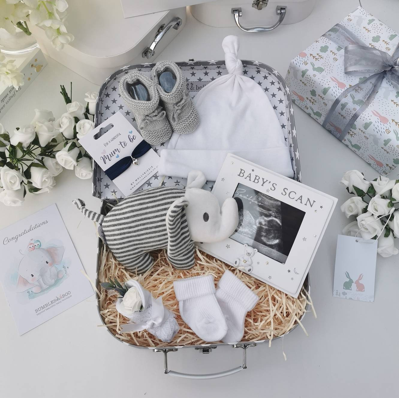 Stunning Pregnancy Hamper Mum to Be Baby Scan Frame Gift Etsy UK