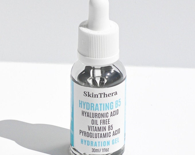 HYALURONIC B5 SERUM by SkinThera® · Oil Free Moisturizer, Hyaluronic Acid, Vitamin B5, Tightening, Firming, Sodium Pca, best kept secret