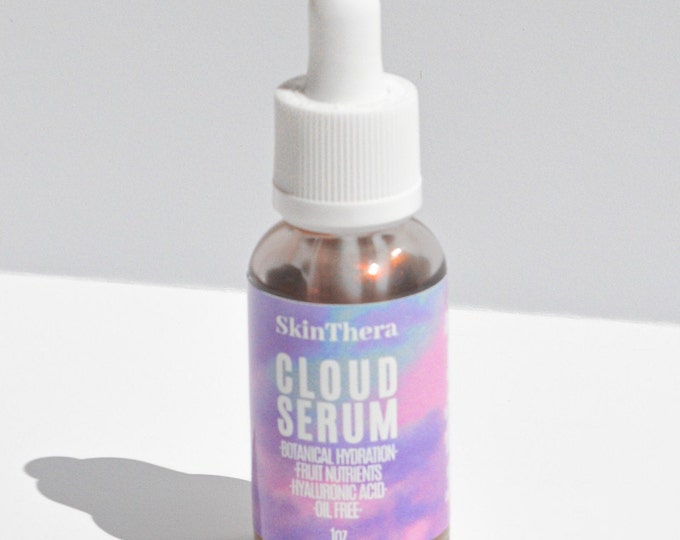 CLOUD MOISTURIZING SERUM by SkinThera · #1 Botanical Oil Free Moisturizer, Sodium pca, Cloud Fruit Extract, Stawberry, anti-aging skincare