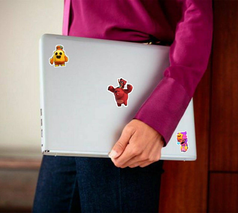 Stickers Brawl Stars Stickers Packs Stickers Labels Tags Paper Party Supplies Vertefeuille Cl - brawl stars on macbook