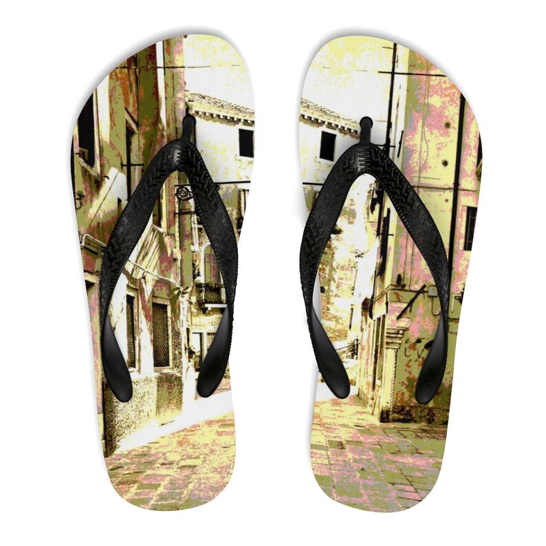 summer footwear Tropic Sea beach slippers open summer shoes Beach shoes Globpen GP3801FF Architecture Flip-Flops Old Town Flip Flops
