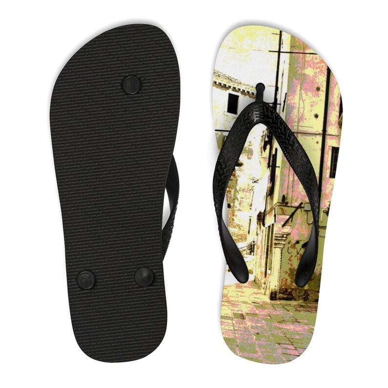 summer footwear Tropic Sea beach slippers open summer shoes Beach shoes Globpen GP3801FF Architecture Flip-Flops Old Town Flip Flops
