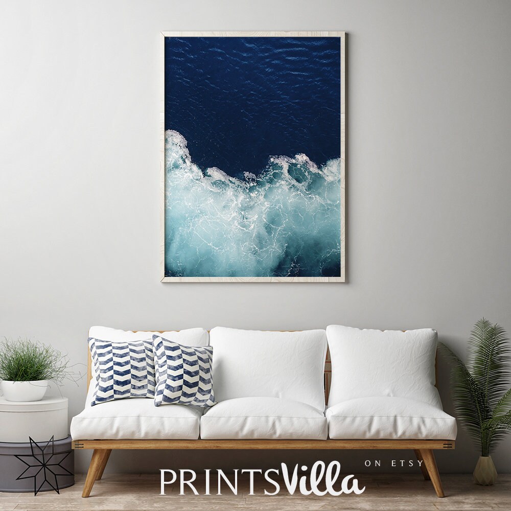 Sea Print Ocean Wall Art Nautical Art Print Beach Wall Etsy