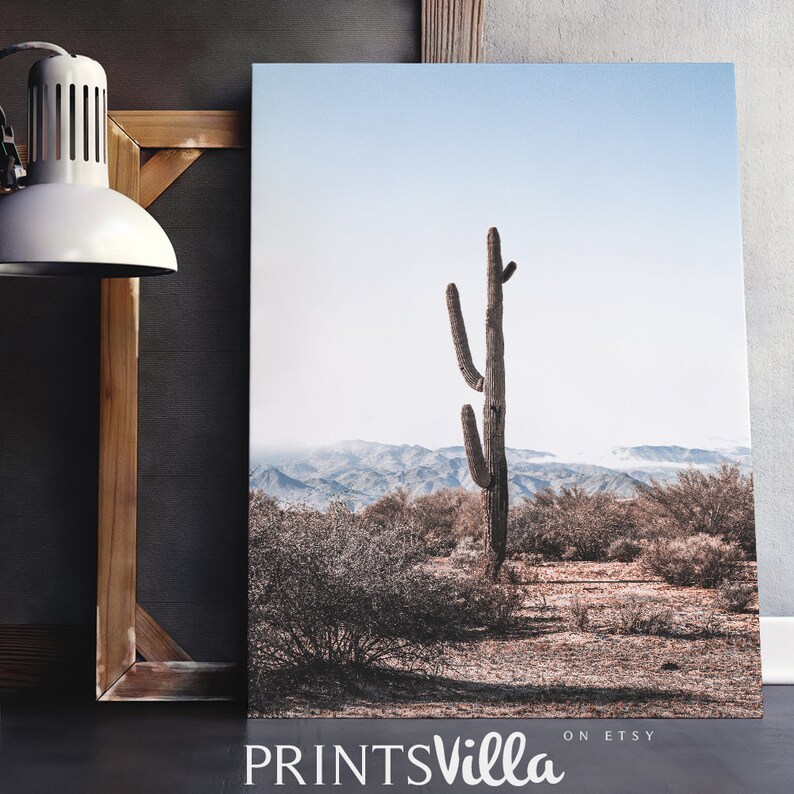 Desert Wall Art Cactus Print Landscape Photography Wild | Etsy