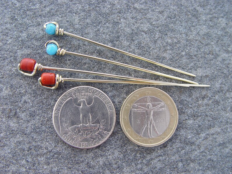 Veil Pins Brass One Pair Etsy