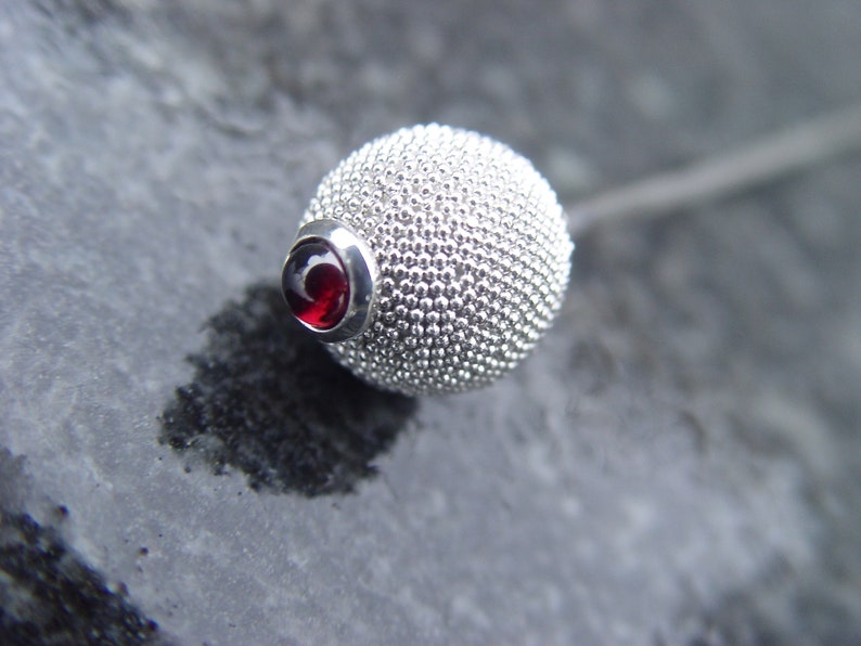 Large sterling silver Gewandanedel