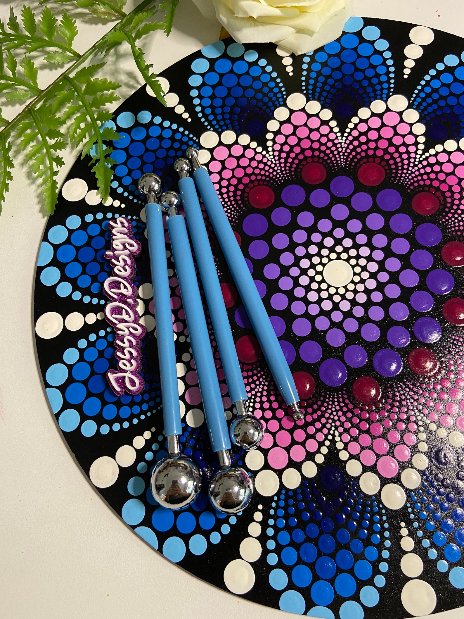 DOT ART Tools Set of 4 Metal Ball Tip 8 Different Sizes Etsy