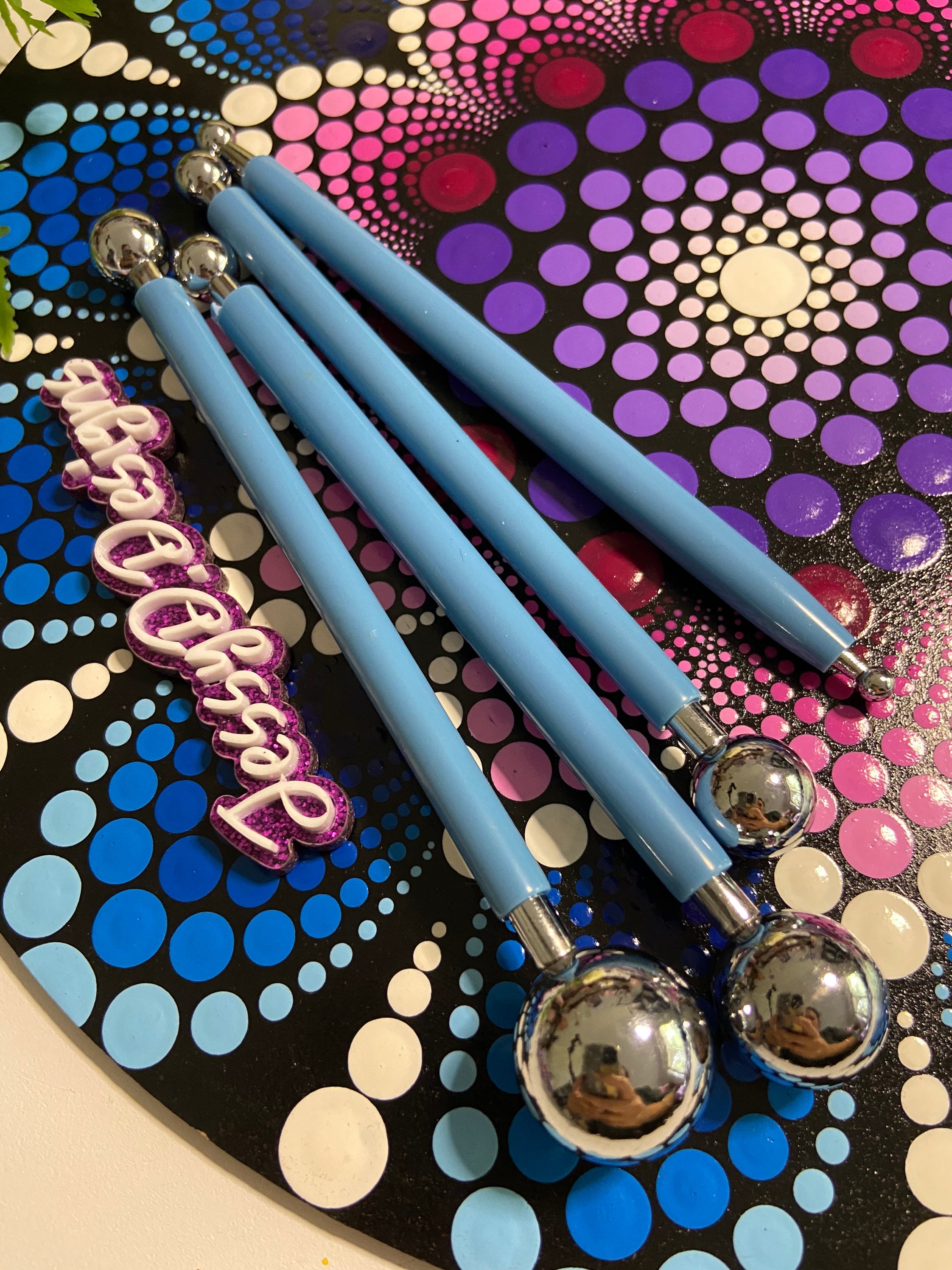 DOT ART Tools Set of 4 Metal ball tip 8 different sizes Etsy