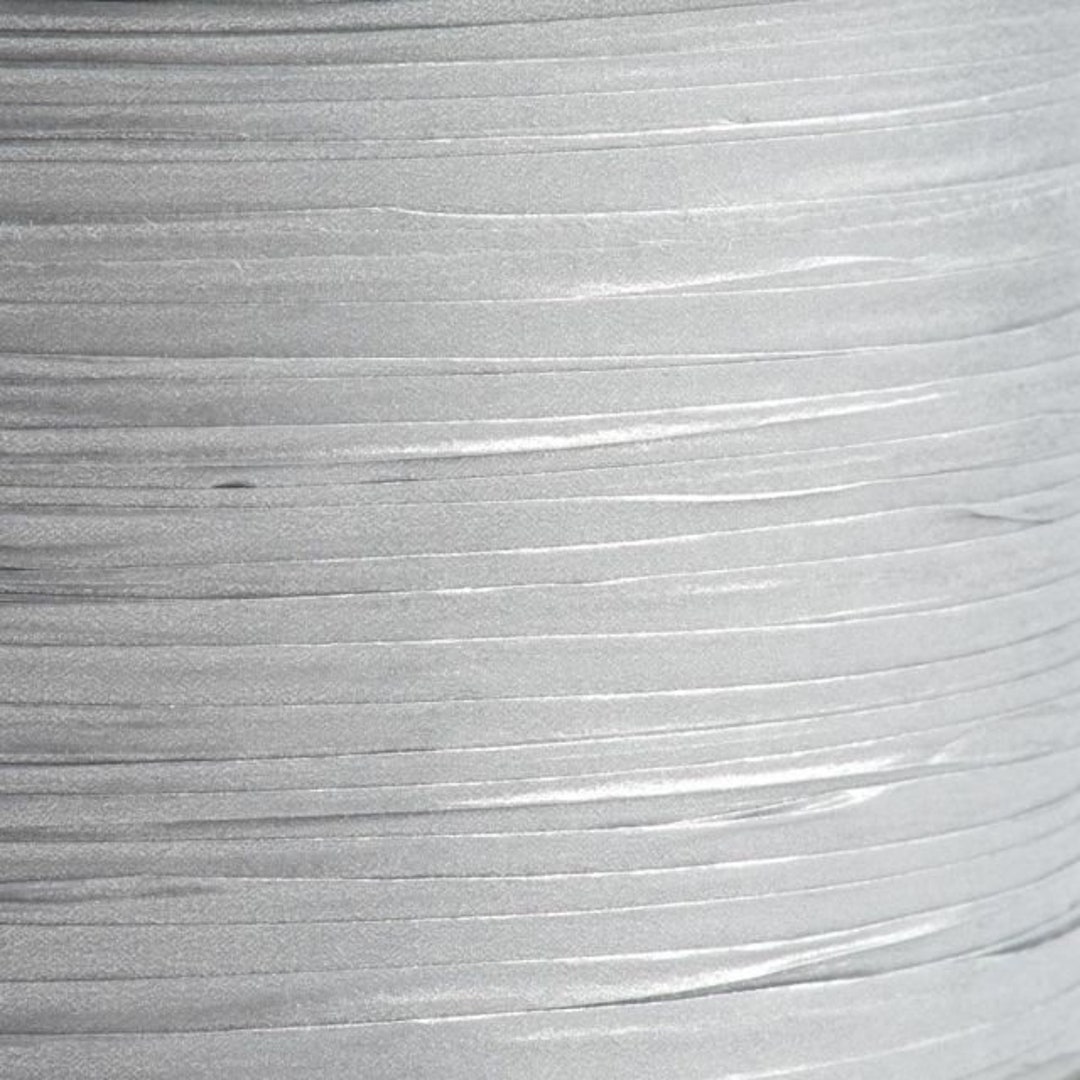 Silver discount raffia ribbon