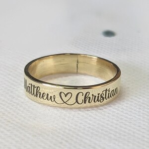Buy Couple Name Ring Online In India Etsy India