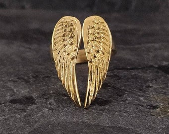 Angel Wings Ring - Etsy