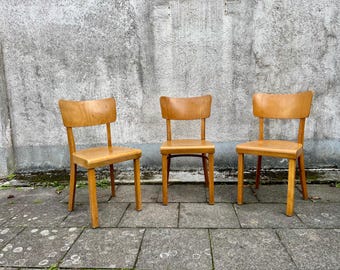 Vintage Frankfurt chairs old wooden chairs