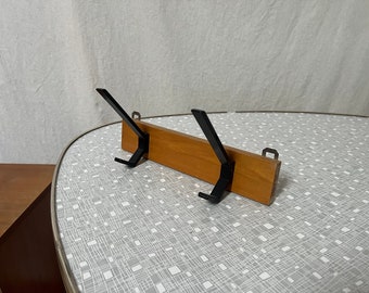 Midcentury wardrobe vintage hook rail coat hooks 50s