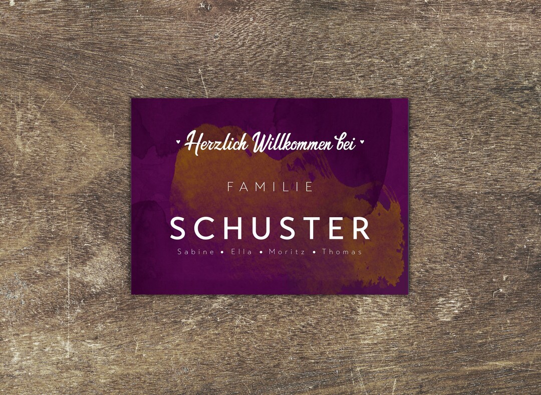 Door Sign Name Sign Front Door Modern Modern Door Sign - Etsy