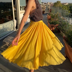 Yellow skirt outfit etsy shop