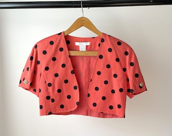 Salmon Pink Bolero - Etsy