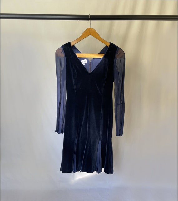 blumarine blue dress Open-back satin gown in blue - Blumarine