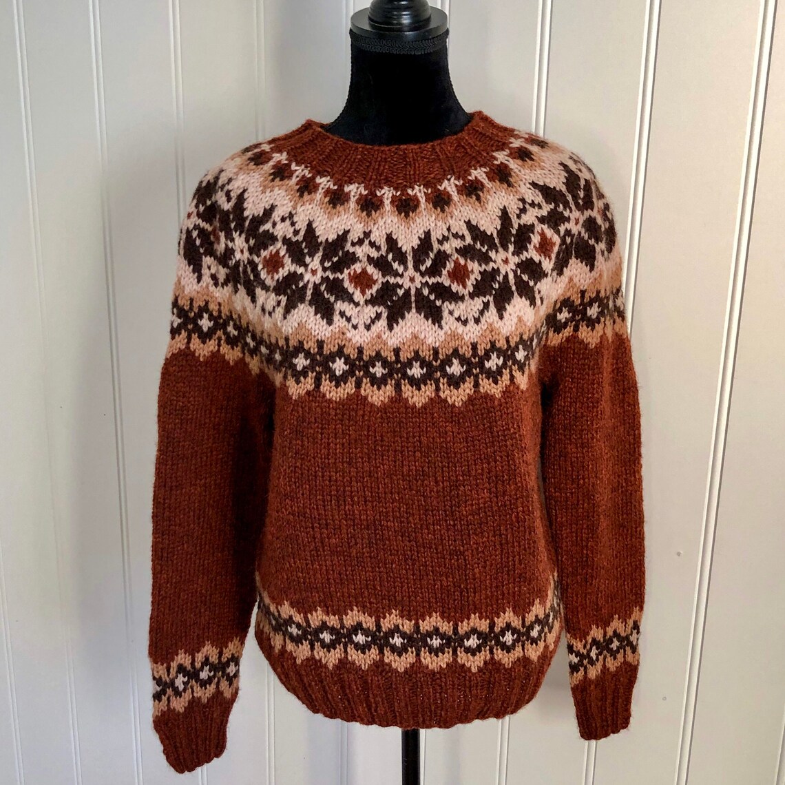 SKANDIQ Sweater Digital Pattern for Knitters English and - Etsy