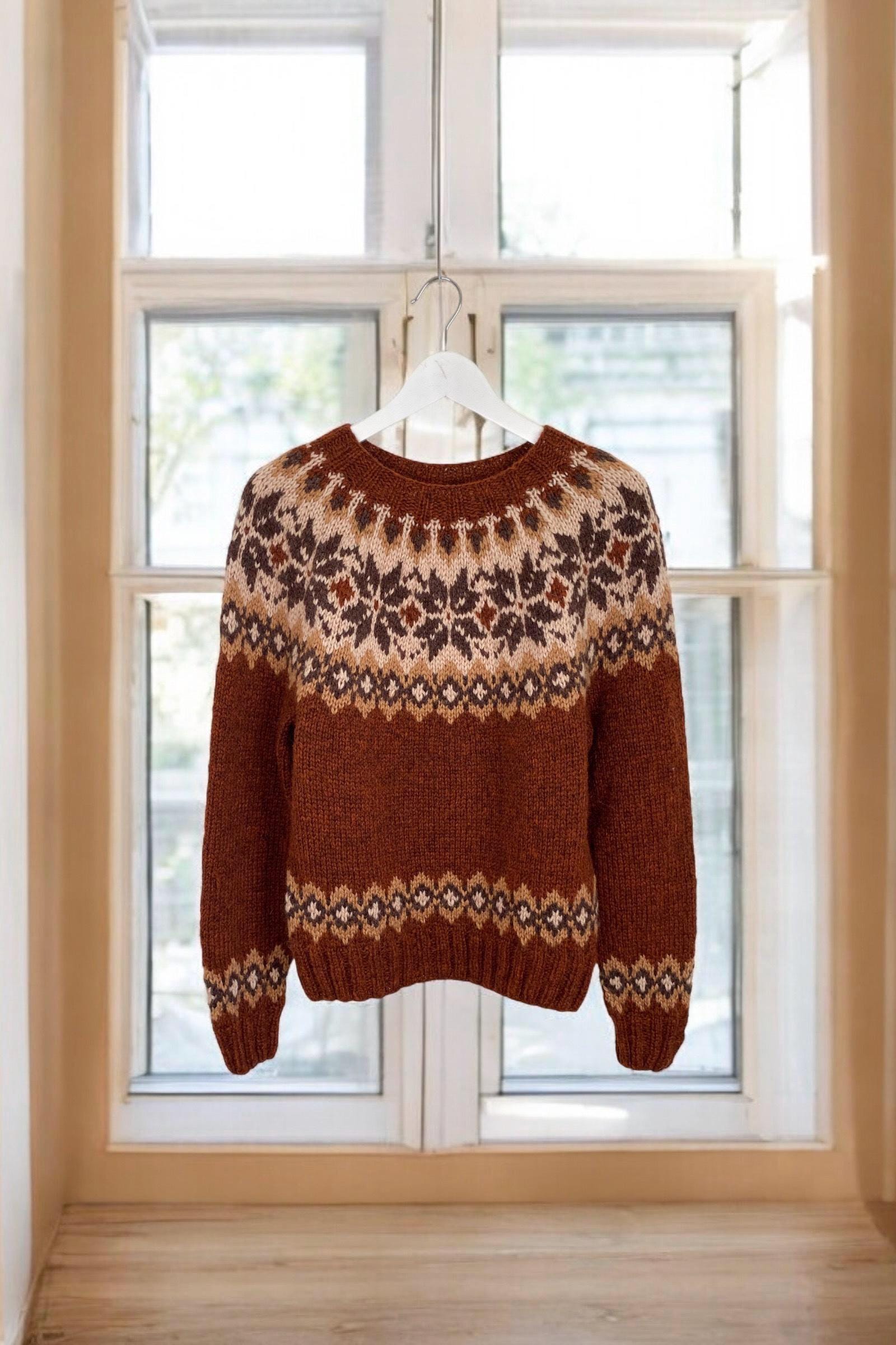 SKANDIQ Sweater Digital Pattern for Knitters - English and