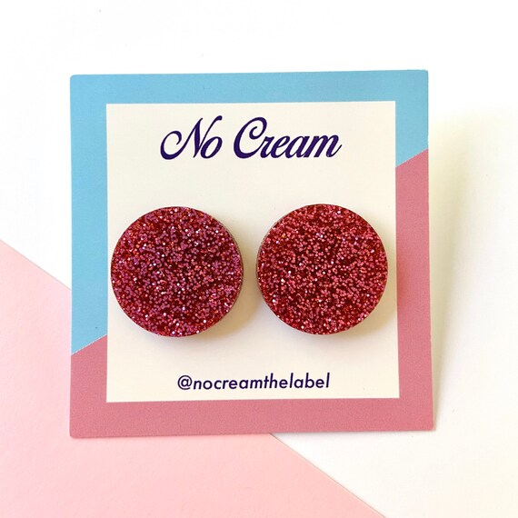 Magenta store statement earrings