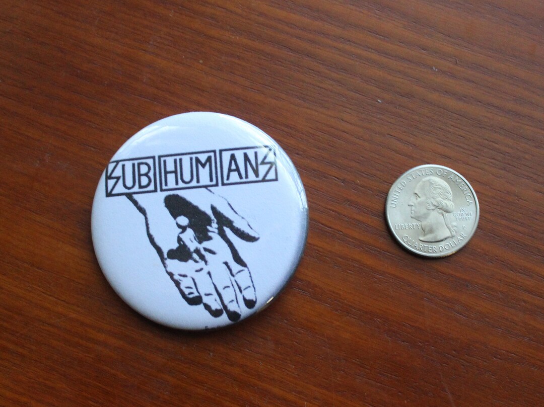 Subhumans 2.25 Button Keychain Dick Lucas Magnet Pin Badge Vintage ...